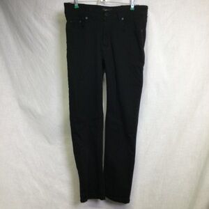 Kayden K  Mens Black Jeans Slim Straight 30/30